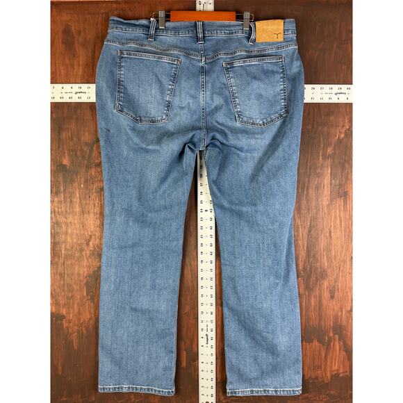 Tecovas Premium Relaxed Fit Denim Jeans Pants Western Cowboy Blue Men 38x32‎ EUC - Picture 9 of 11